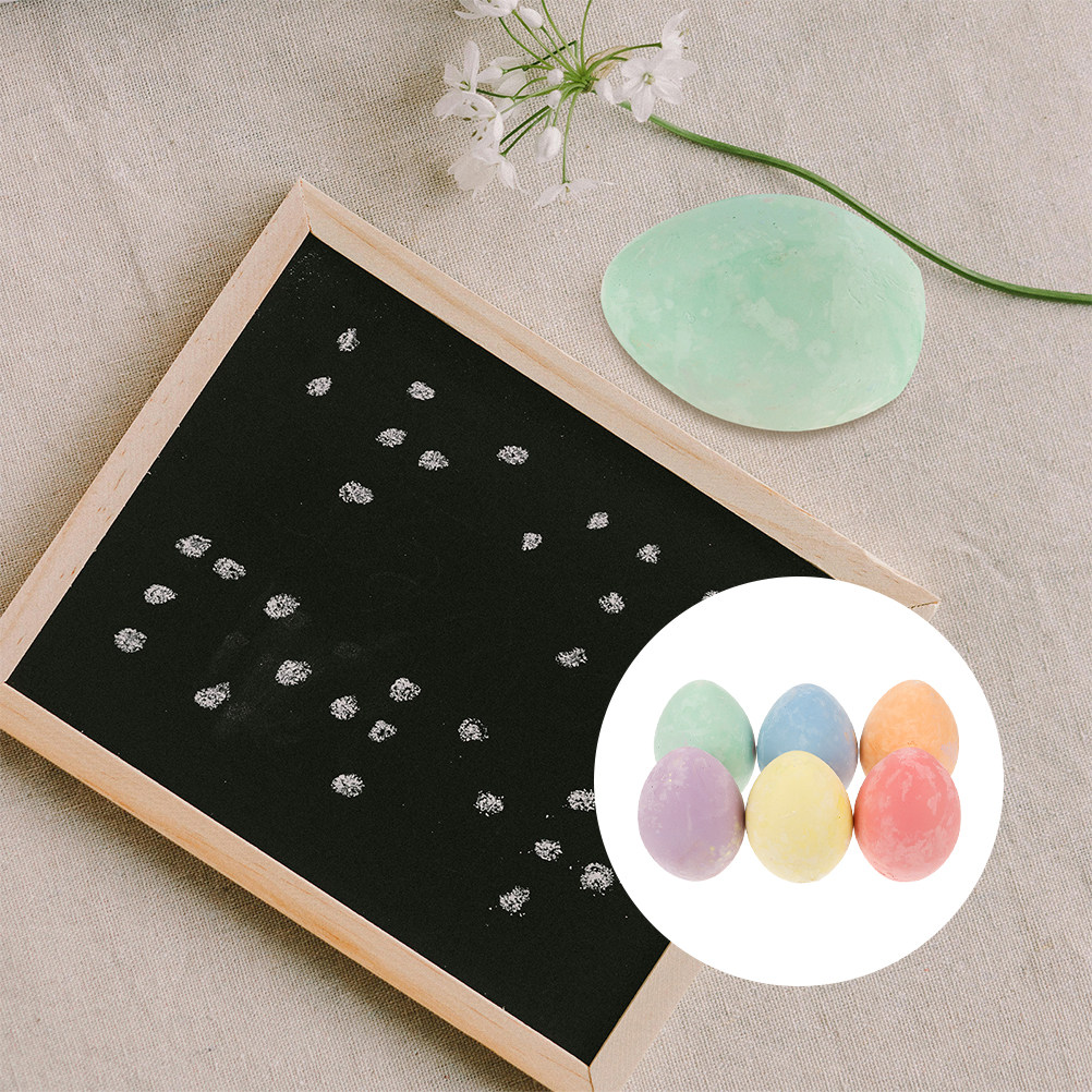 Kids Outdoor Chalkboard - Lot de 12 craies adorables en