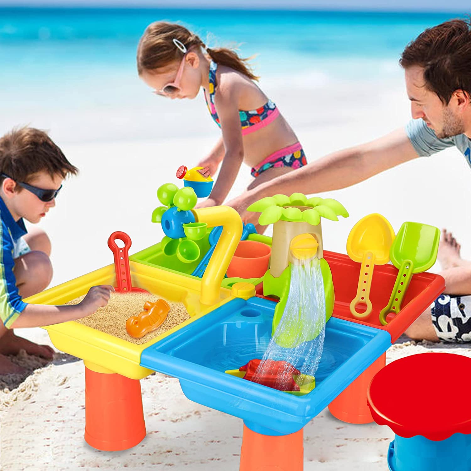 Kids Outdoor Pool - Table de plage pour enfants, jouets