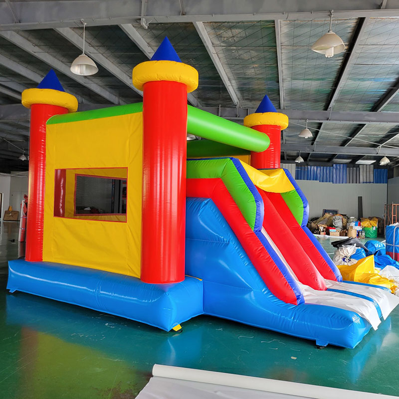Kids Outdoor Jumping Castle - Maison de rebond avec toboggan, château