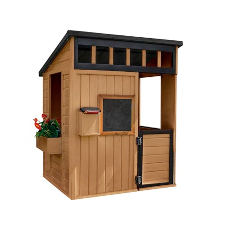 Kids Outdoor Chalkboard - Maisonnette de jeu pour enfants en