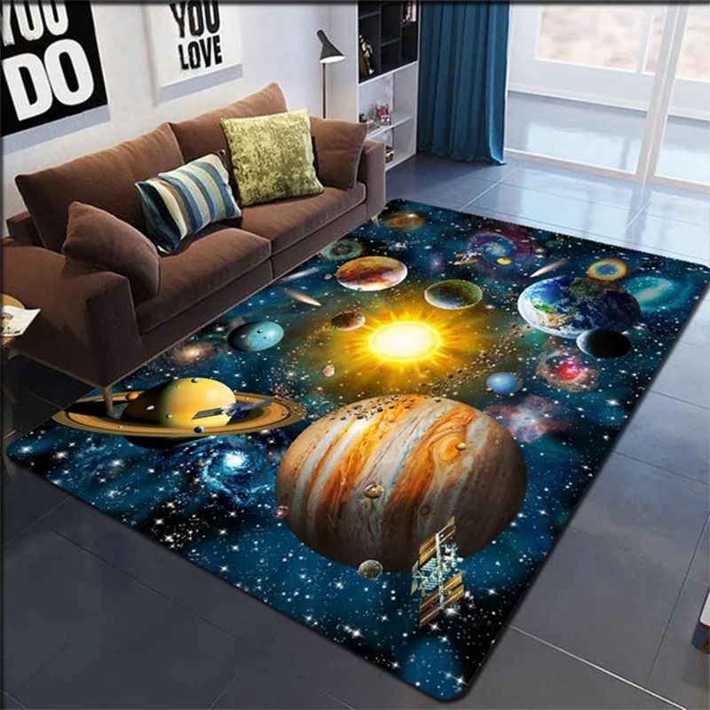 Kids Outdoor Table - VIKAMA dessin animé planète cristal velours
