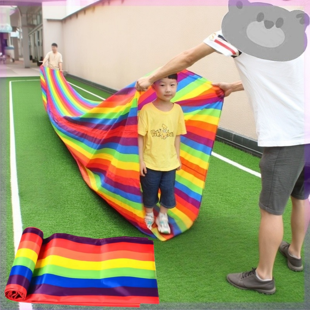 Kids Outdoor Lounge Set - Tunnel de jeu pour enfants arc-en-ciel