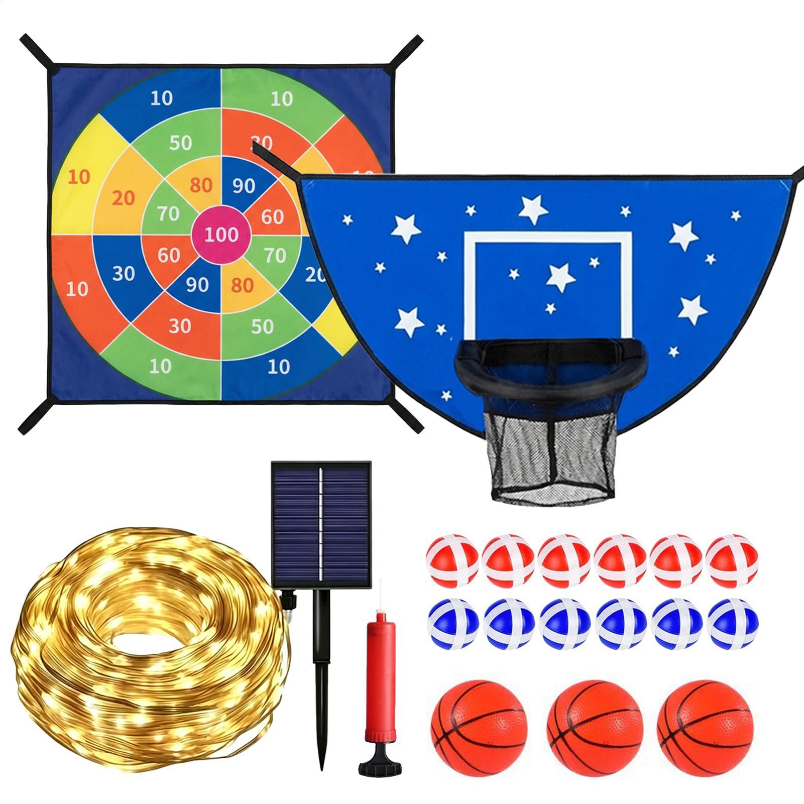 Kids Outdoor Fun - But de basket-ball pour trampoline avec