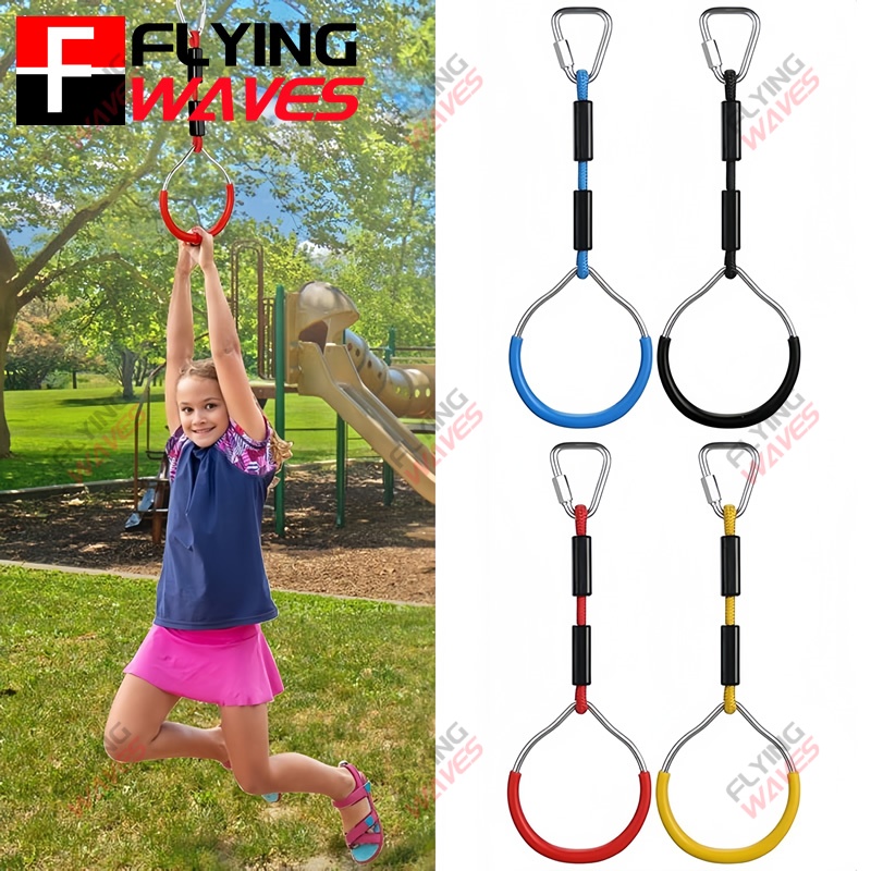 Kids Outdoor Ninja - Anneau de gymnastique suspendu pour enfants,