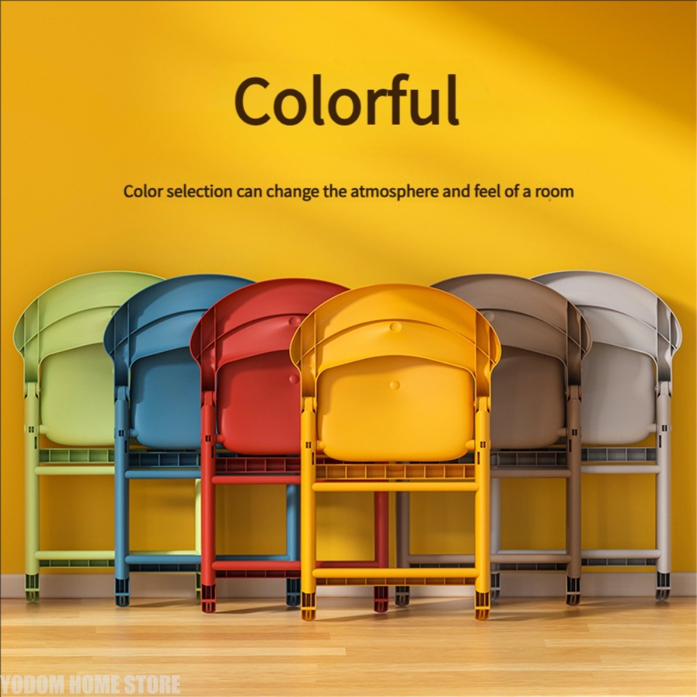 Kids Outdoor Foldable Chair - Chaise en plastique colorée pour enfants,