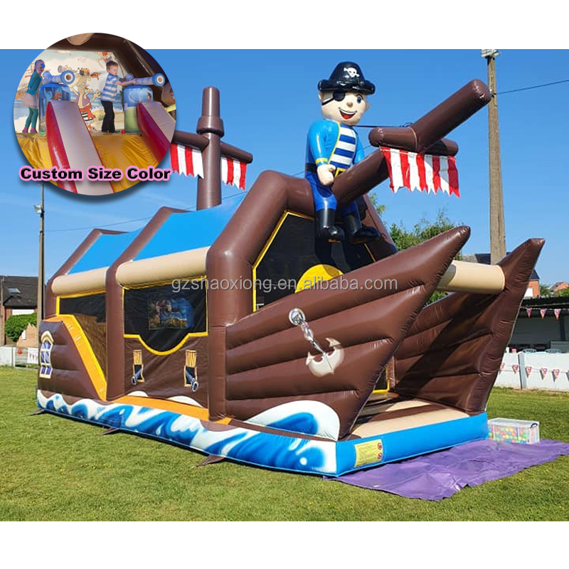 Kids Outdoor Jumping Castle - Château gonflable extérieur, équipement d'amusement, bateau