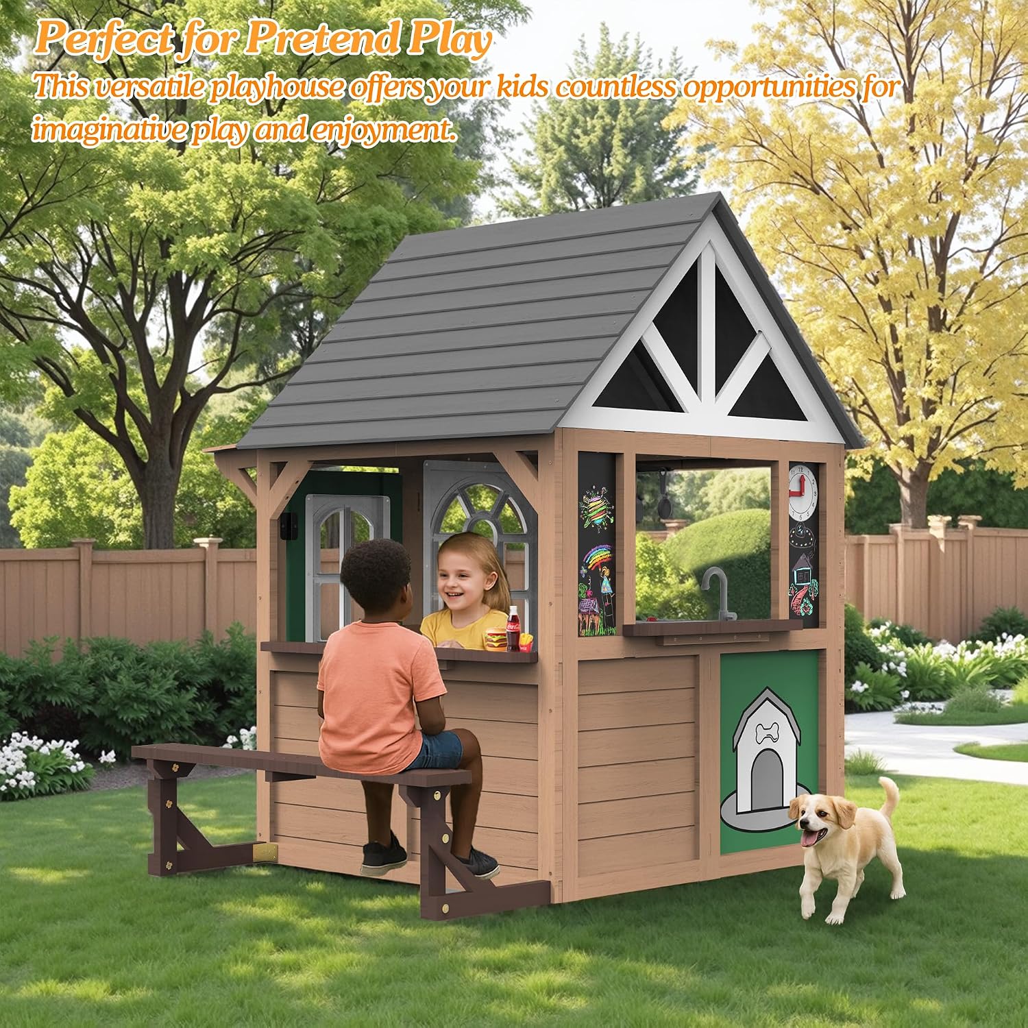 Maison de jeu extérieure Seize - Kids Outdoor Playhouse avis et prix