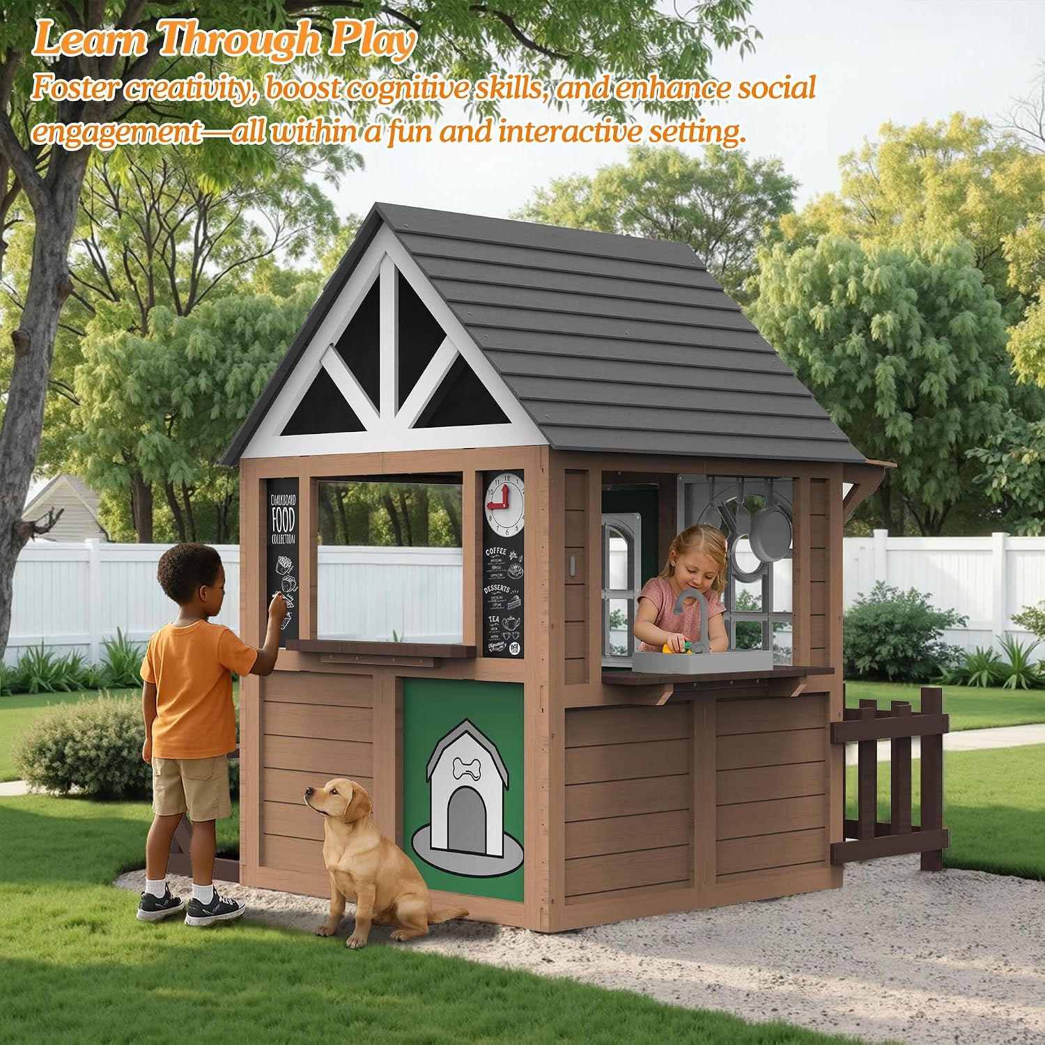 Maison de jeu extérieure Seize - Kids Outdoor Playhouse avis et prix