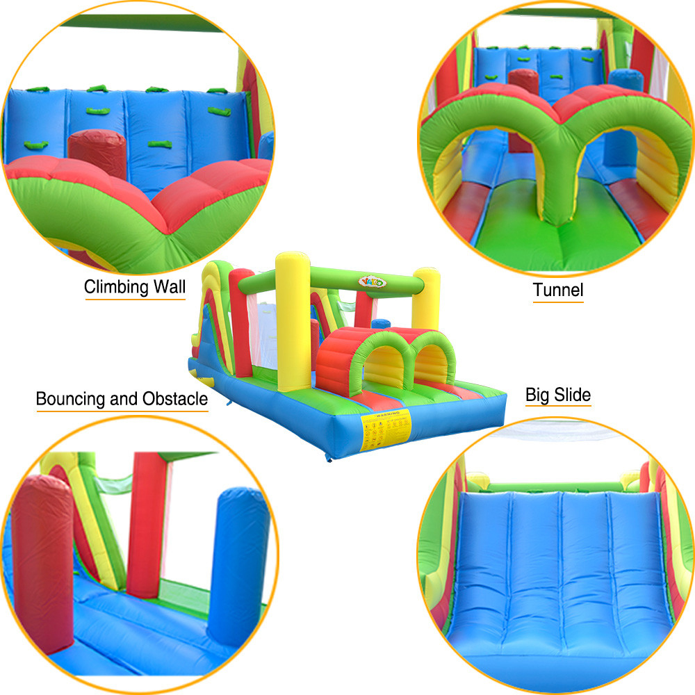 Château gonflable coloré pour  - Kids Outdoor Jumping Castle avis et prix