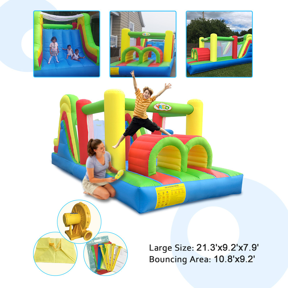 Château gonflable coloré pour  - Kids Outdoor Jumping Castle avis et prix