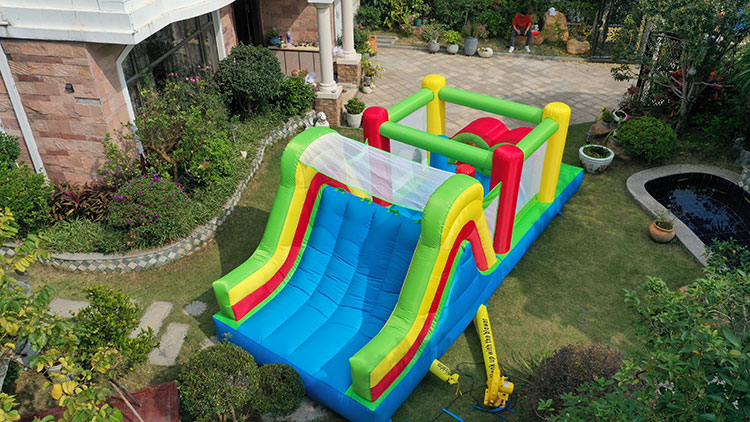 Château gonflable coloré pour  - Kids Outdoor Jumping Castle avis et prix