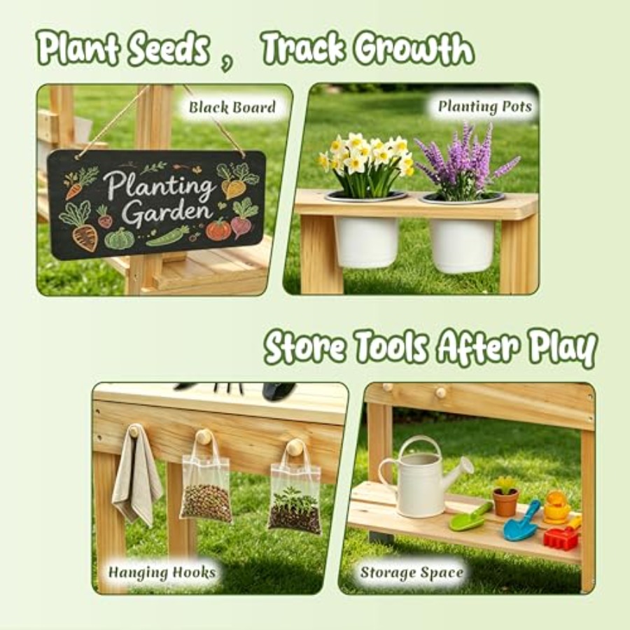 Banc de jardinage pour enfants - Kids Outdoor Chalkboard avis et prix