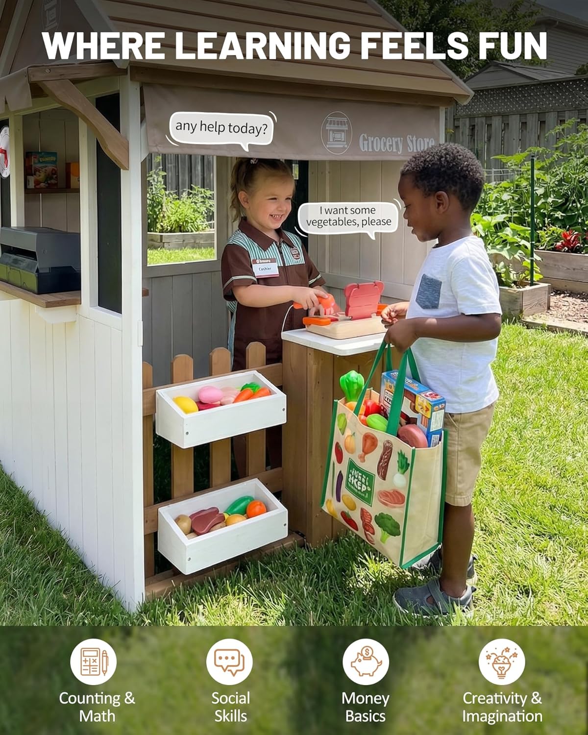 Maisonnette de jeu d'extérieur - Kids Outdoor Chalkboard avis et prix