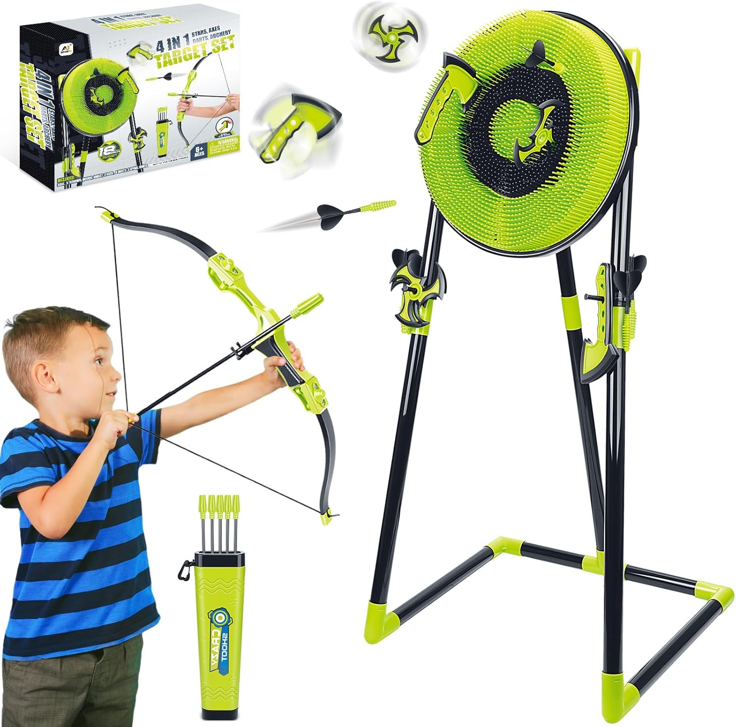 Jeu de cibles à lancer de hach - Kids Outdoor Ninja Set avis et prix