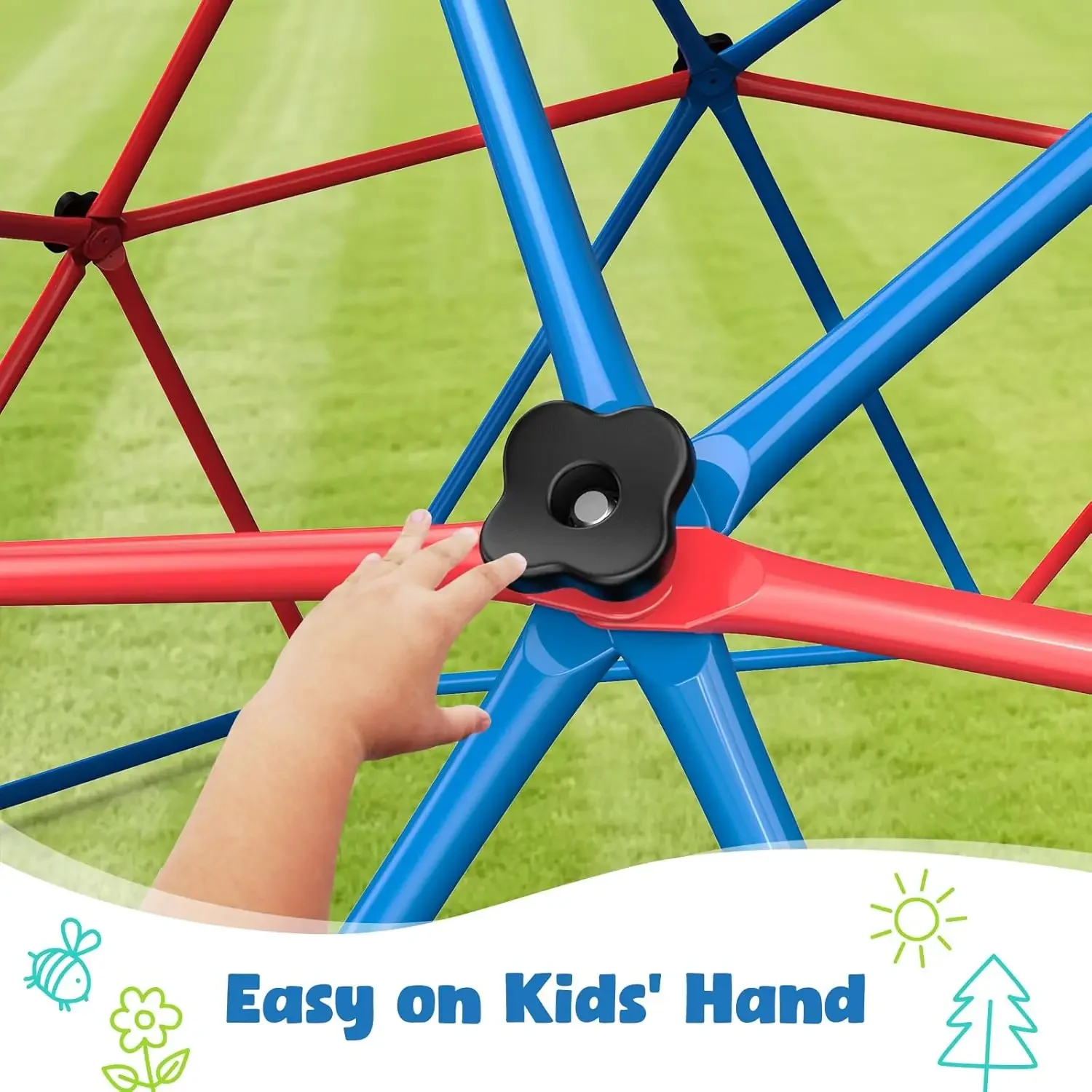 Hapfan Ensemble de balançoires - Kids Outdoor Climbing Dome avis et prix