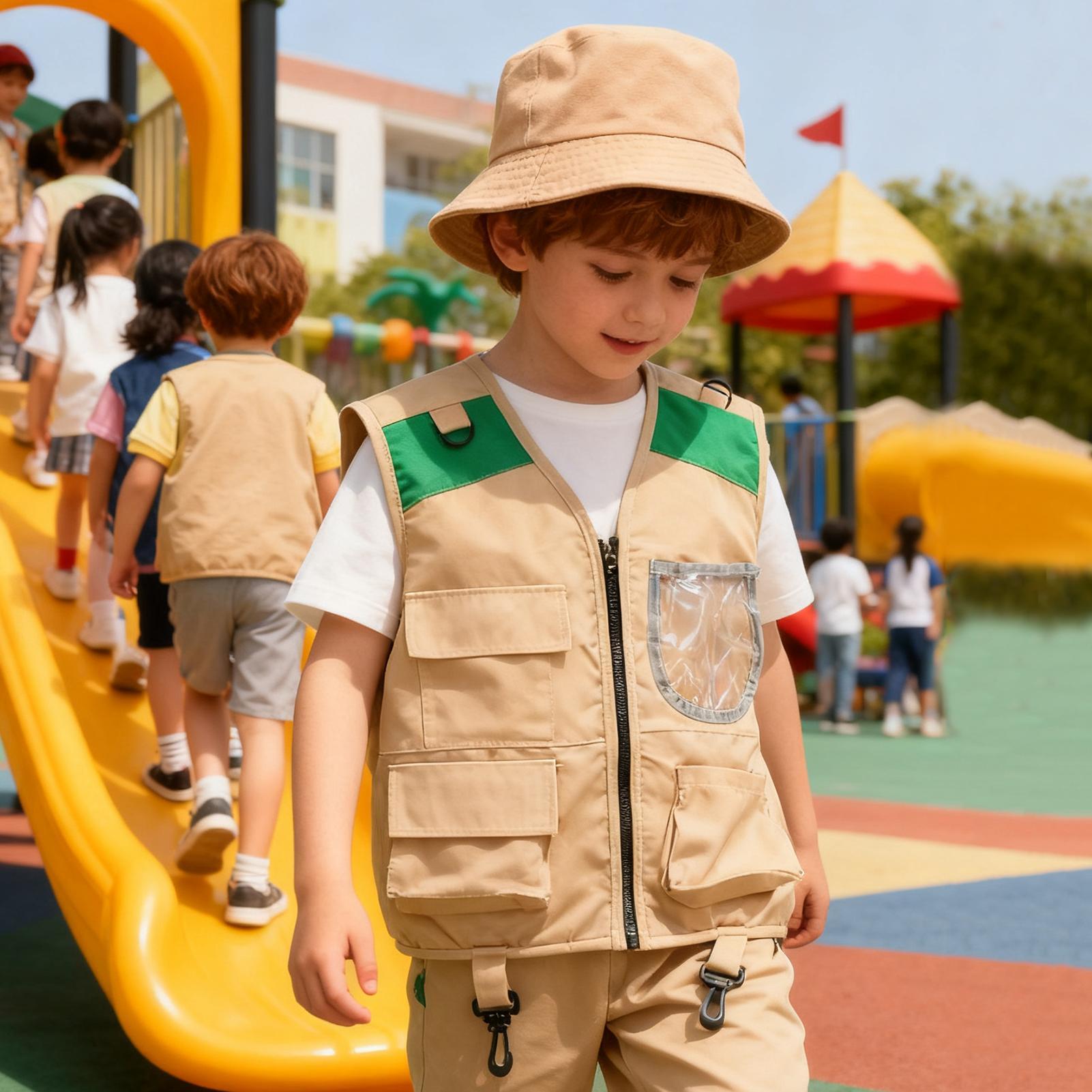 Ensemble chapeau et gilet d'ex - Kids Outdoor Vest avis et prix