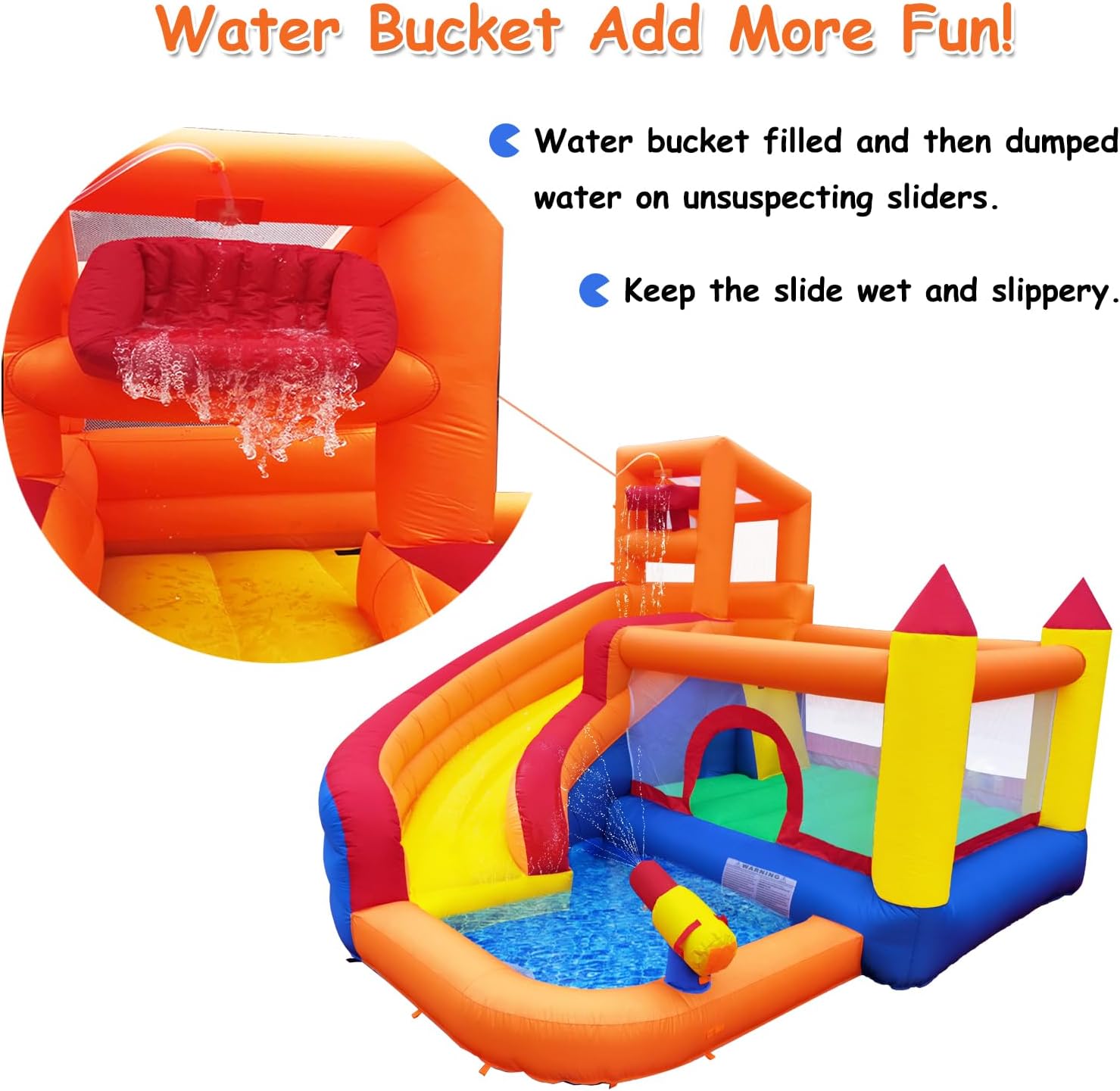 HuaKastro Toboggan aquatique g - Kids Outdoor Playhouse avis et prix