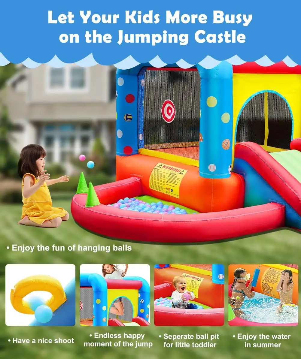 Château gonflable Step4Fun, to - Kids Outdoor Jumping Castle avis et prix