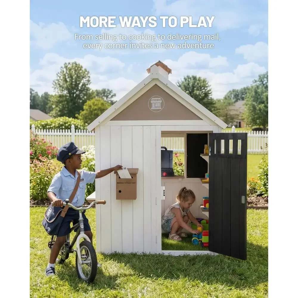 Maison de jeu d'extérieur 2-en - Kids Outdoor Chalkboard avis et prix