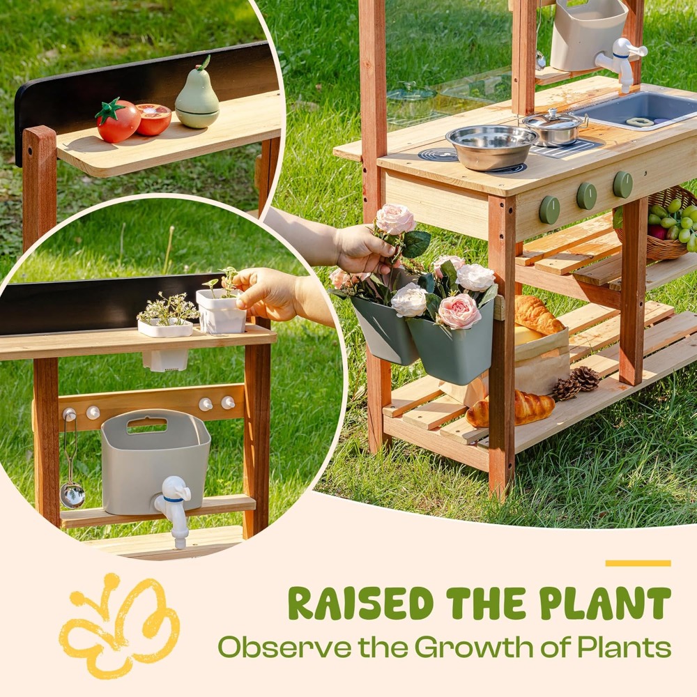 Cuisine en bois pour enfants,  - Kids Outdoor Sink avis et prix