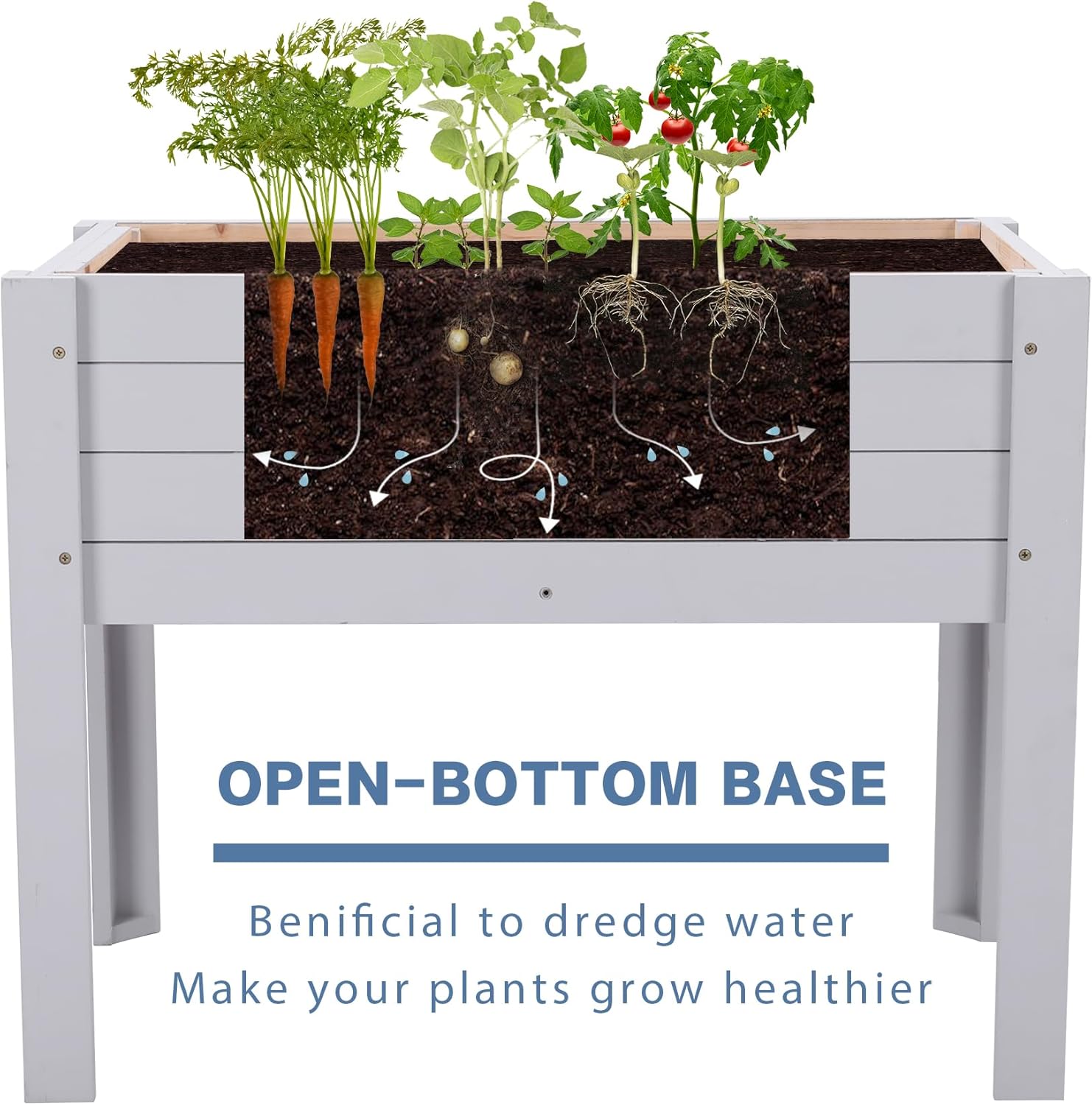 Potager surélevé en bois pour  - Kids Outdoor Chalkboard avis et prix