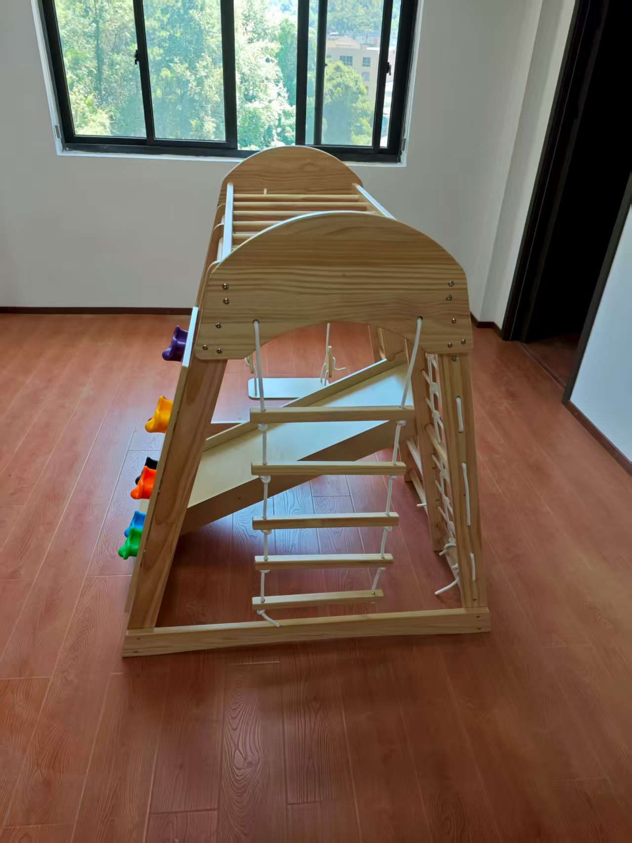 Structure d'escalade en bois p - Kids Indoor Outdoor Games avis et prix