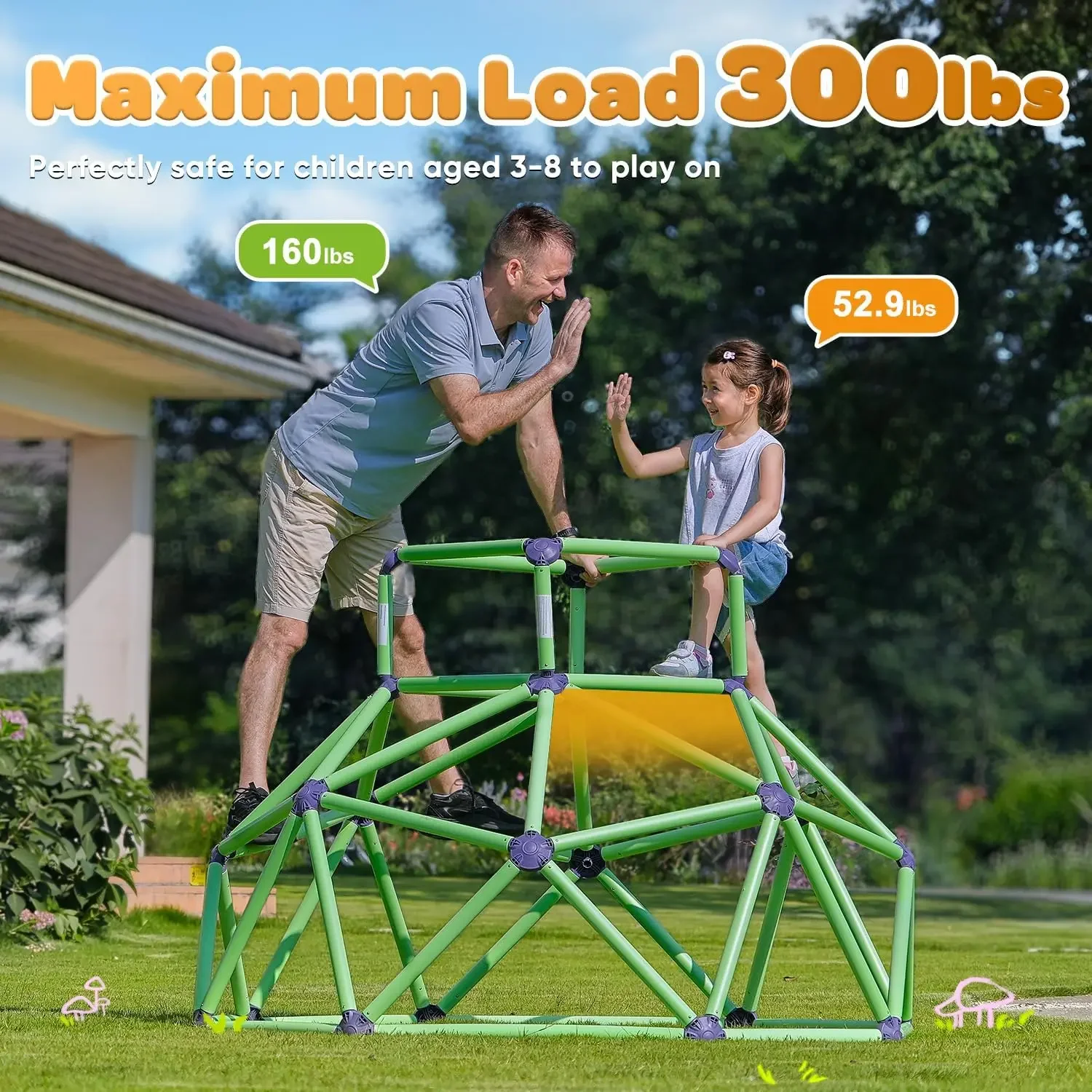 Zupapa Monkey Bars Climbing Do - Kids Outdoor Climbing Dome avis et prix