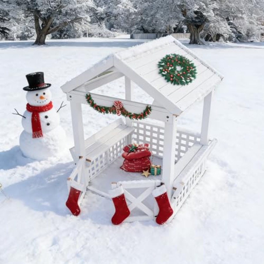 Maisonnette en bois d'extérieu - Kids Outdoor Playhouse avis et prix
