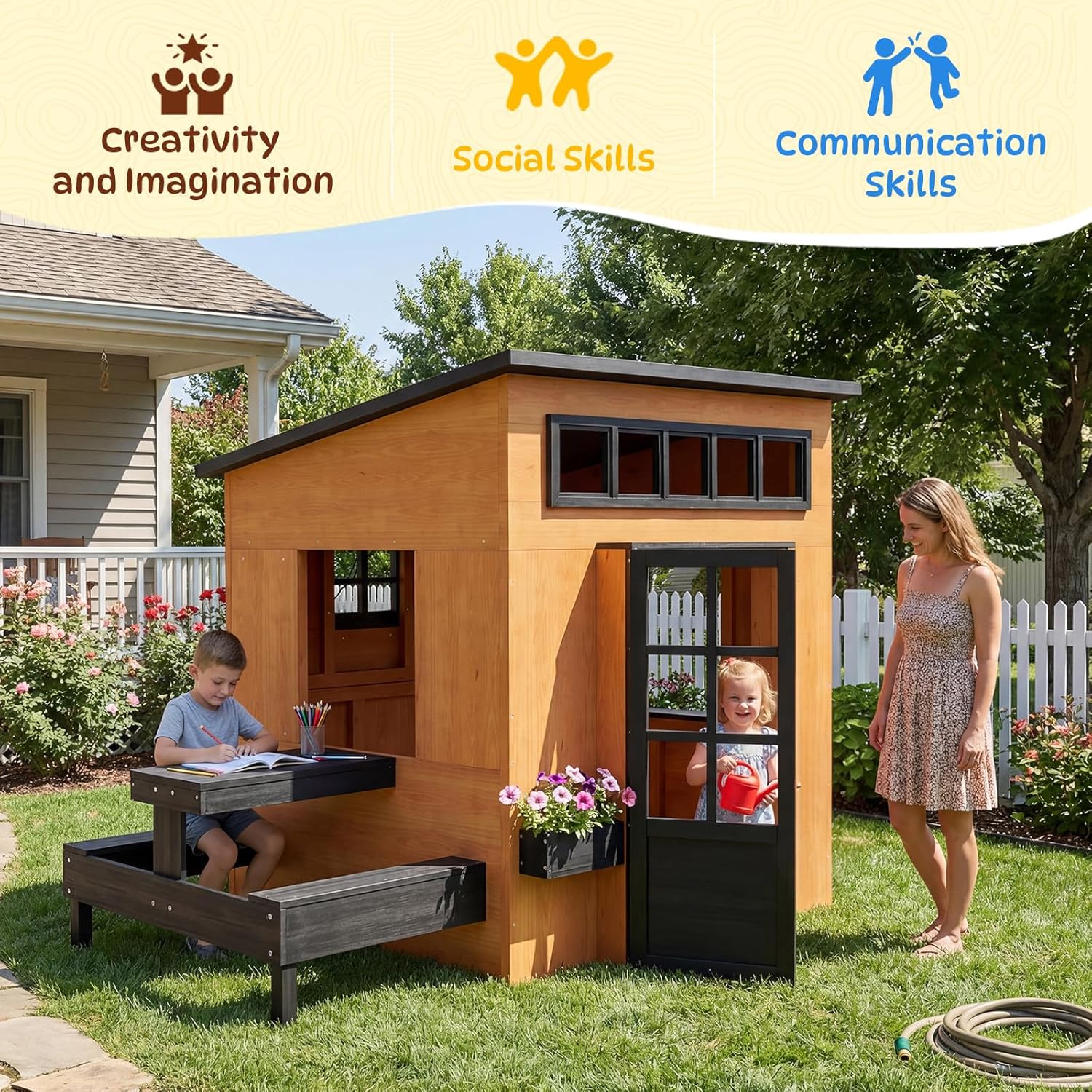 Maison de jeu extérieure Nordi - Kids Outdoor Chalkboard avis et prix