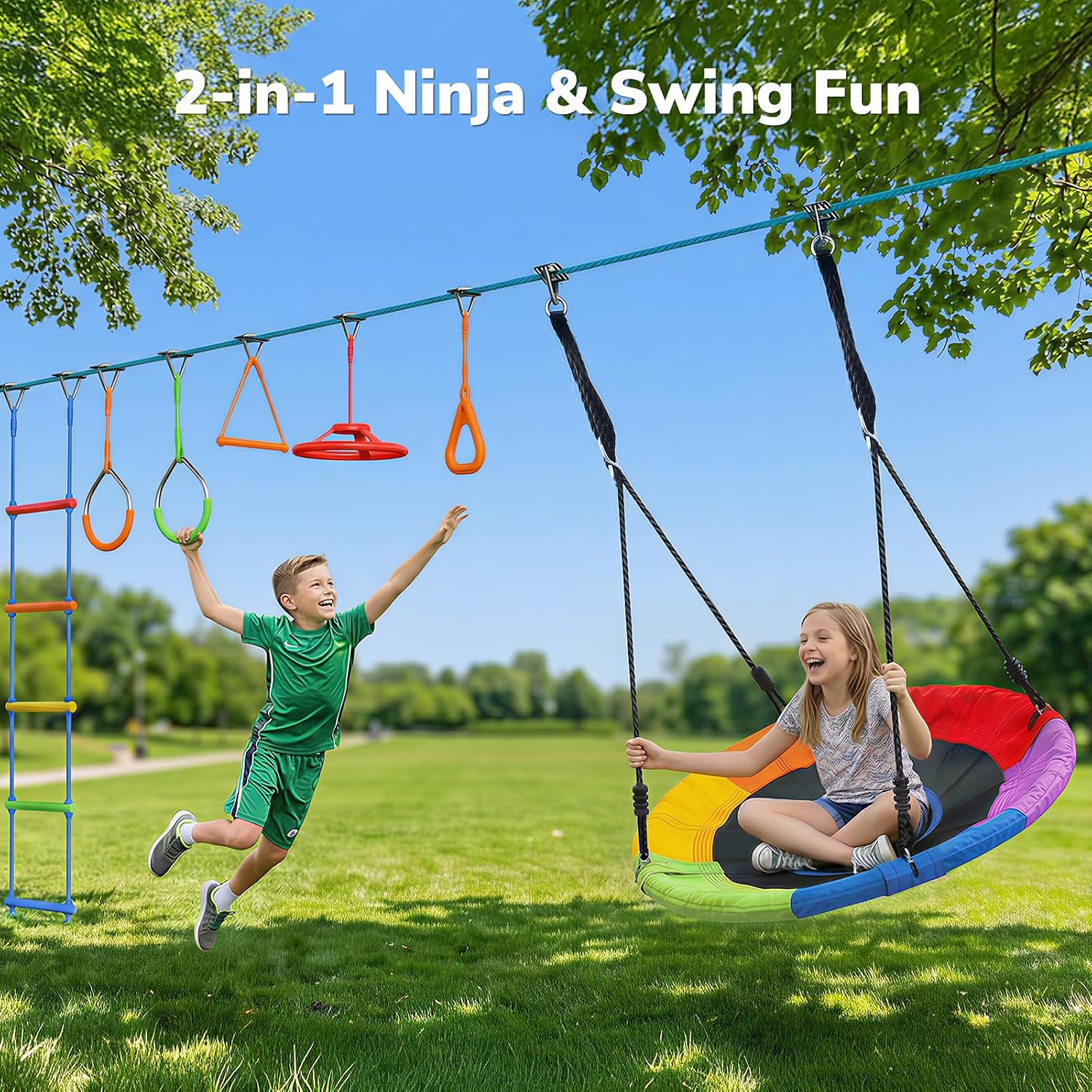 Parcours d'obstacles Ninja War - Kids Outdoor Ninja Set avis et prix