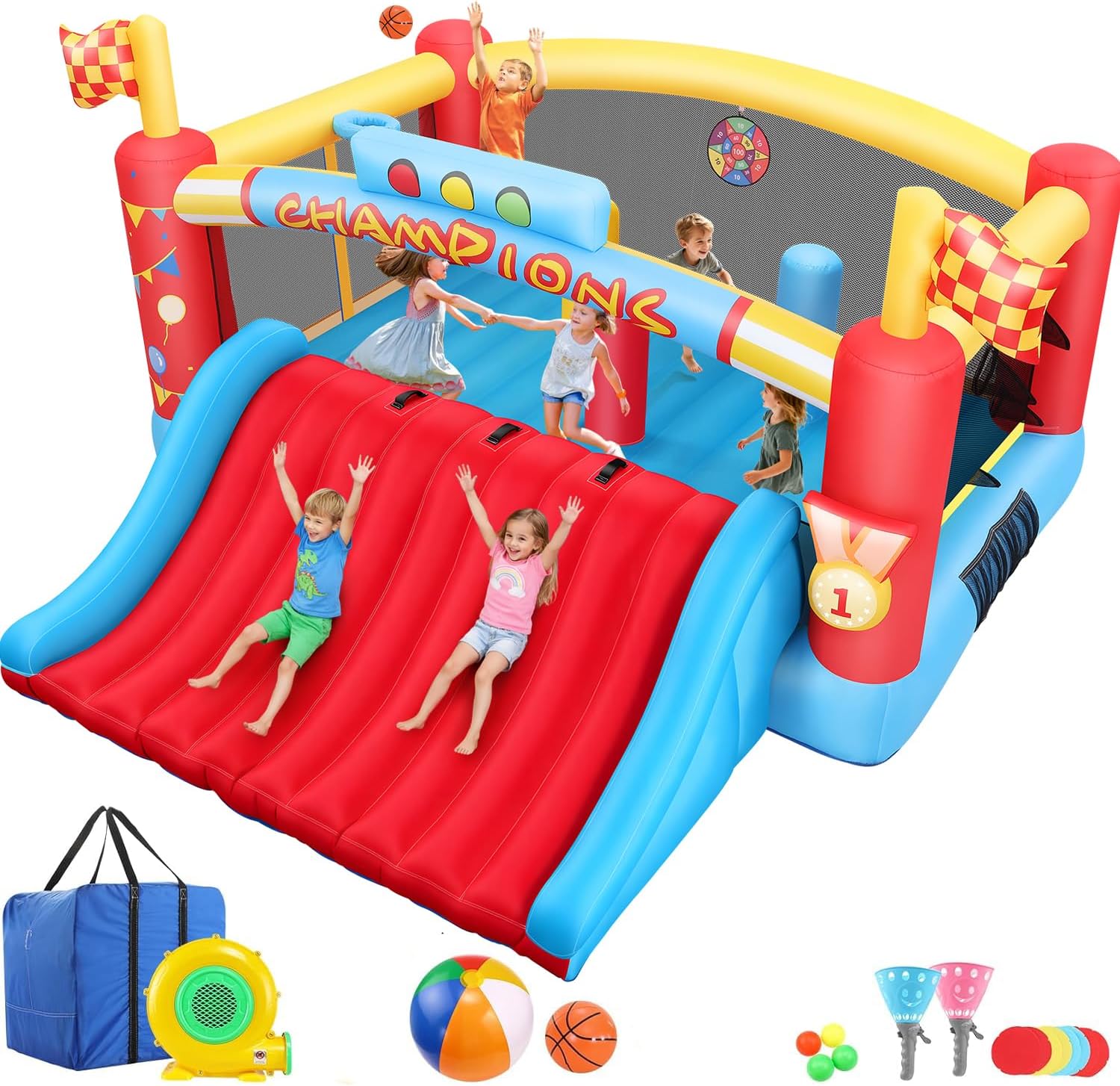 Grande structure gonflable pou - Kids Outdoor Park avis et prix