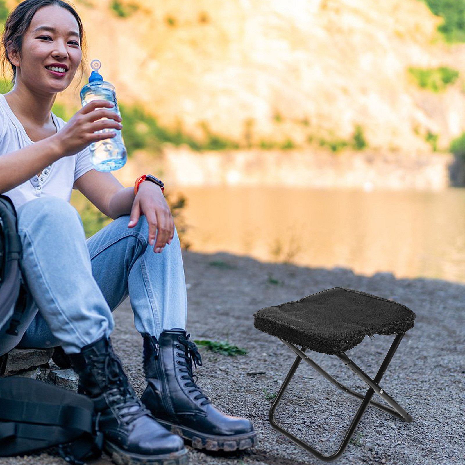 Tabouret pliant léger et porta - Kids Outdoor Foldable Chair avis et prix
