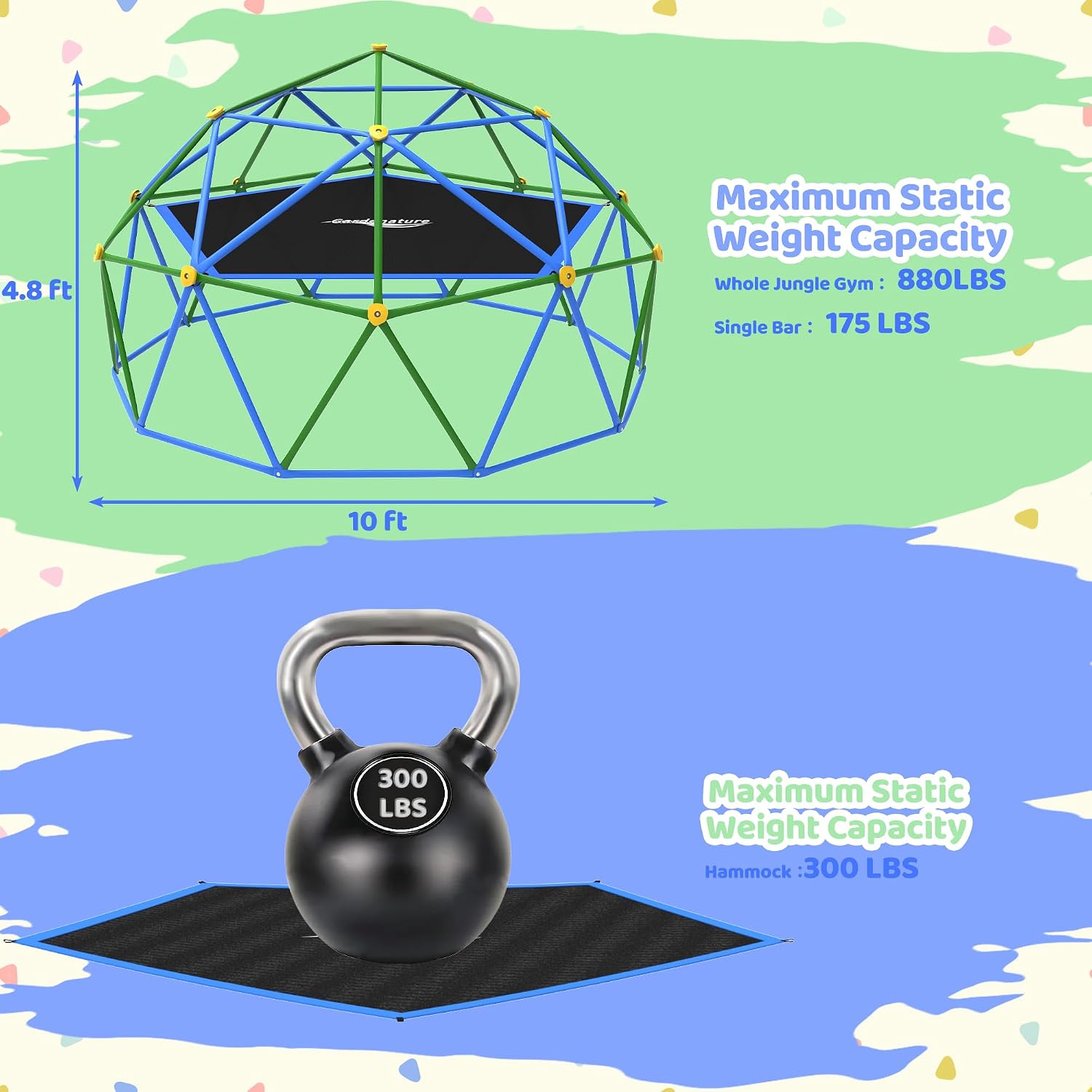Dôme d'escalade de 10 pieds av - Kids Outdoor Climbing Dome avis et prix