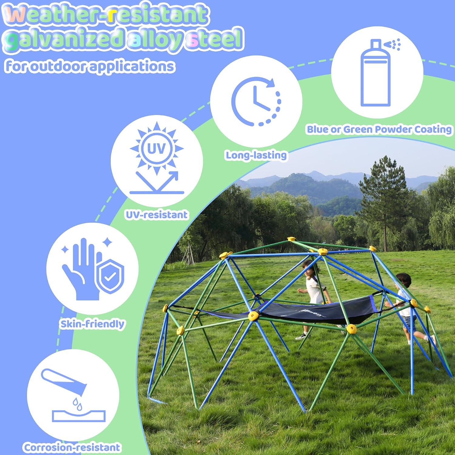 Dôme d'escalade de 10 pieds av - Kids Outdoor Climbing Dome avis et prix