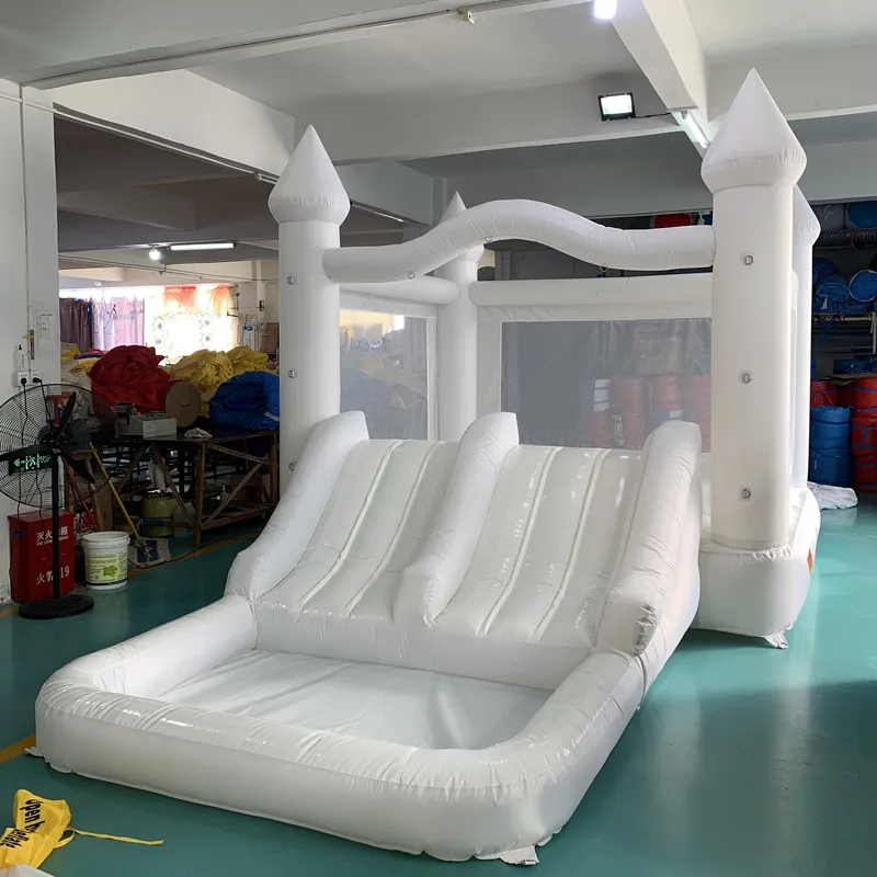 Château gonflable géant blanc  - Kids Outdoor Jumping Castle avis et prix