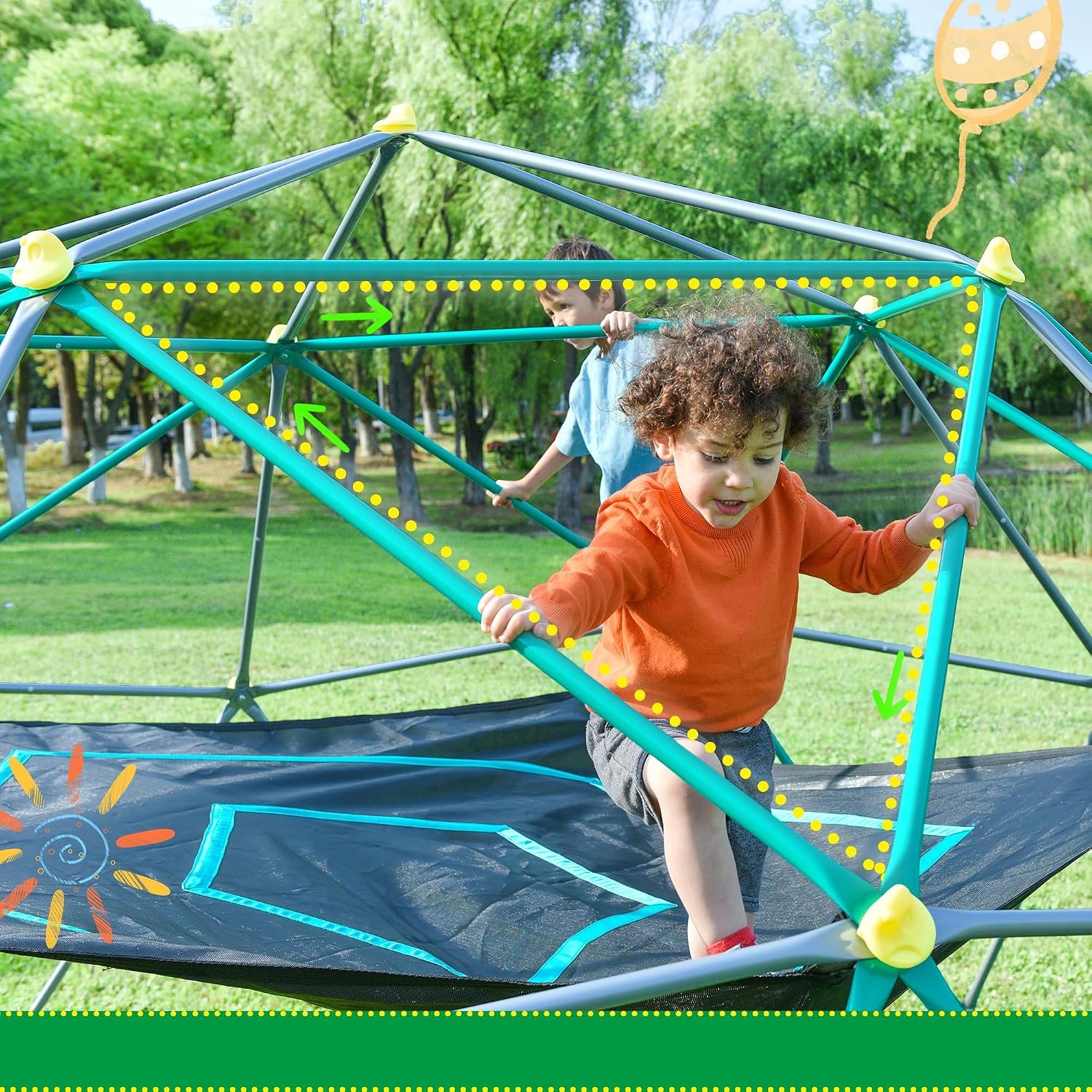 Dôme d'escalade de 13 pieds av - Kids Outdoor Climbing Dome avis et prix