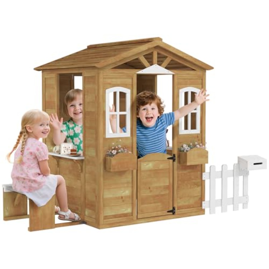Maison de jeu extérieure pour  - Kids Outdoor Playhouse avis et prix